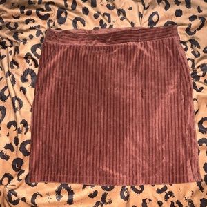 Cute velvet skirt